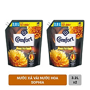 COMBO 2 túi Nước xả vải Comfort Nước hoa Sophia 3.2LX2