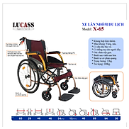 Xe Lăn Nhôm Du Lịch Lucass X-65 X65