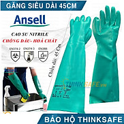 Găng chống hóa chất Ansell 37-185 găng tay cao su nitrile - chống hóa chất