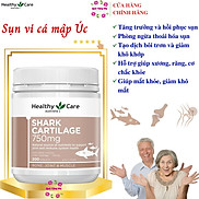 Sụn vi cá mập Úc Healthy Care Shark Cartilage 750mg tăng cường sức khỏe