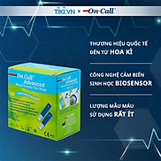 Hộp 25 Que Thử Đường Huyết On Call Advanced Mỗi Que Trong Một Túi Nhôm