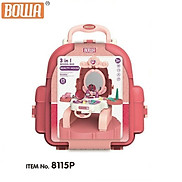 Bộ đồ chơi nhập vai BOWA 8115P - Cặp trang điểm 25 chi tiết 3 in 1