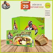 Combo 20 hộp Viên Gia Vị Súp Chay Gold Ông Chà Và 126g