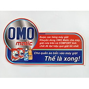 TEM DECAN DÁN MÁY GIẶT OMO