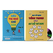 Sách - Combo 2 sách Siêu trí nhớ chữ hán tập 2 và Học tiếng trung bằng sơ