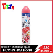 Bình Xịt Thơm Phòng Glade Nature Hương Hoa Hồng 280g