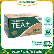 Thùng 24 Chai Trà Oolong Tea+ Chai 455Ml