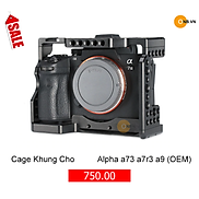 Khung Cage So-ny Alpha a7iii a73 - a7r3 - Hỗ trợ quay, bảo vệ máy