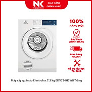 Máy sấy quần áo Electrolux 7.5 kg EDV754H3WB Trắng - Hàng chính hãng Giao