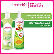 Bộ sản phẩm DDVS Lactacyd Odor Fresh NGĂN MÙI 24H 250ml + Lactacyd Milky