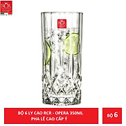 Bộ 6 ly cao pha lê Ý RCR Opera 350ml