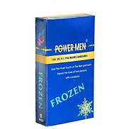 Bao Cao Su Gân Gai Bạc Hà The Mát Power Men Frozen- 100% Hàng Chính Hãng