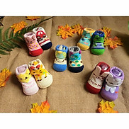 Vớ cho bé-Set 3 đôi vớ sơ sinh tất sơ sinh 3D xù size 0-12 tháng