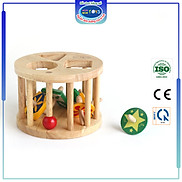 Đồ chơi gỗ Lồng tròn 6 con vụ Winwintoys 61022 Phát triển trí tuệ và sự