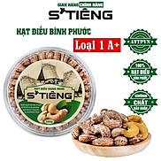 Hạt Điều Rang Muối Bình Phước STIÊNG Nguyên Hạt Loại 1 A+ Hộp Tròn Xếp Hoa