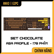 Keycap Cho Bàn Phím Cơ AKKO Hàng Chính Hãng Chocolate ASA Profile EZPC