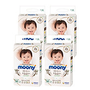 COMBO 4 BỊCH Bỉm dán Moony natural M46