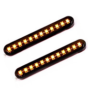 Bộ 02 Đèn Led Xi Nhan Báo Rẽ Dán Trang Trí Ô Tô Xe Máy 12V