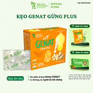 Kẹo Genat Gừng Plus - Isomalt sugar Hộp 20 viên