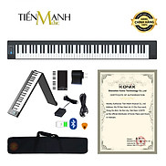 Gấp Gọn Đàn Piano Điện Konix PJ88B - 88 Phím Cảm Ứng Lực Có Loa PJ88 Pin