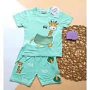 BỘ THUN LẠNH MINKYMOM TAY NGẮN BABY SHARK KITTY CHO BÉ TỪ 6 kí đến 19kí Mã