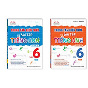 Combo Trọng tâm kiến thức và bài tập tiếng anh lớp 6 tập 1+2 có đáp án