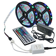 Combo 10M Dây Đèn LED Trang Trí RGB Kèm Nguồn và Remote