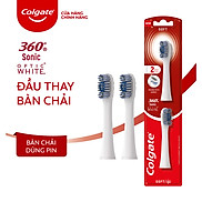 Bộ 2 Đầu thay bàn chải điện Colgate Sonic 360 Charcoal