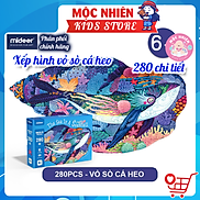 Bộ tranh xếp hình ghép hình Mideer 280 mảnh ghép - Vỏ sò cá heo