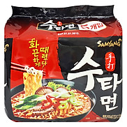 Lốc 5 Gói Mì Sutah Samyang Vị Bò Cay 120g Gói