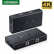 Bộ Chuyển KVM Switch 2.1 Hdmi 4K UGREEN 50744 Chính Hãng CM200 hàng chính