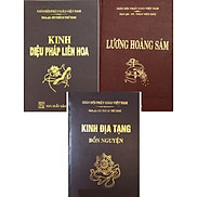 Combo 3 Quyển Sách Kinh Diệu Pháp Liên Hoa + Lương Hoàng Sám + Địa Tạng