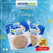 Hỏa Tốc HCM Chả Cá Thu Phú Quốc Nguyên Chất HẢI ĐẢO FOOD Hấp 200 g TÚI