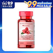 Viên Uống Puritan s Pride Raspberry Ketones and White Kidney Bean 600mg 60v