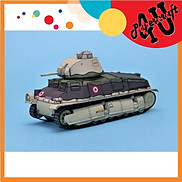 Mô hình giấy 3D xe tank Somua. S35 tỉ lệ 1 72