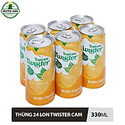 Nước cam ép Twister lon 330ml - Thùng 24 lon