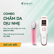 Combo Chăm da dịu nhẹ Dr Glatt Máy rửa mặt