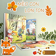 COMBO 3 TẬP MÈO CON LON TON MÈO CON CAN ĐẢM + MÈO CON KHIÊN TỐN + MÈO CON