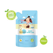 Nước giặt quần áo Organic cho bé Lamoon - Túi 700ml