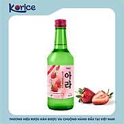 Rượu Soju Korice hương dâu 12% 360ml