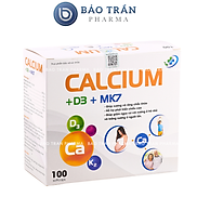 Calcium D3 MK7 bổ sung canxi cho bà bầu, bổ sung canxi và vitamin D3 Hộp