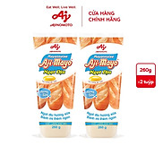 Combo 2 tuýp Xốt Mayonnaise Aji-mayo vị Dịu 260g tuýp