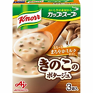 SÚP NẤM AJINOMOTO KNORR CUP SOUP KINOKO NO POTAGE 3P 42.9G 60C T