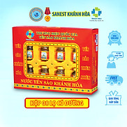 Hộp 8 lọ Nước Yến sào Khánh Hòa Sanest có đường đóng lọ 70ml