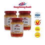 3 Hũ Ớt Tươi Xay Sông Hương Foods Hũ 200g