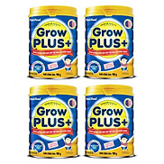 BỘ 4 LON SỮA BỘT GROWPLUS+ DINH DƯỠNG HIỆU QUẢ GIÚP TRẺ TĂNG CÂN KHỎE MẠNH