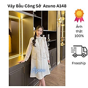 HÀNG THIẾT KẾ- Váy Đầm Bầu Thu Đông Chất Liệu Dạ Sweet Cao Cấp Có Lót Phối