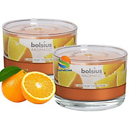 Combo 2 ly nến thơm tinh dầu Bolsius Juicy Orange 155g - hương cam ngọt