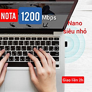 USB WiFi nâng cấp 5G 1200Mbps nano siêu nhỏ gọn chuyên cho Laptop, PC