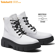 Timberland Giày Boot Nữ - Women s Greyfield Leather Boot White Full Grain